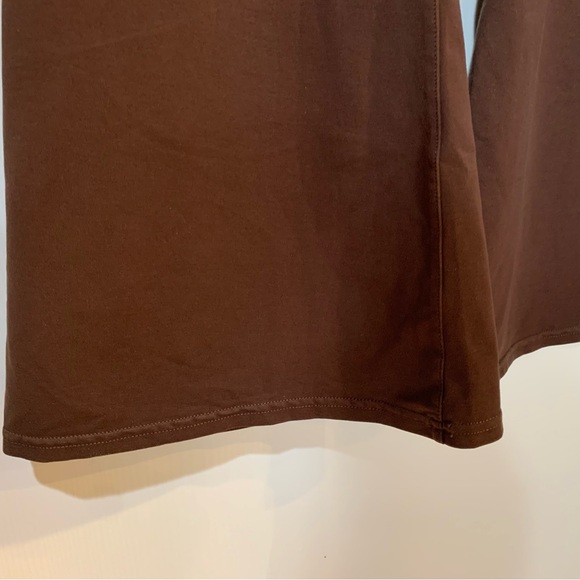 Halara NWT-LARGE Flex High Waist Pockets, Cocoa Stretchy Knit Flare Leggings. - Picture 4 of 5